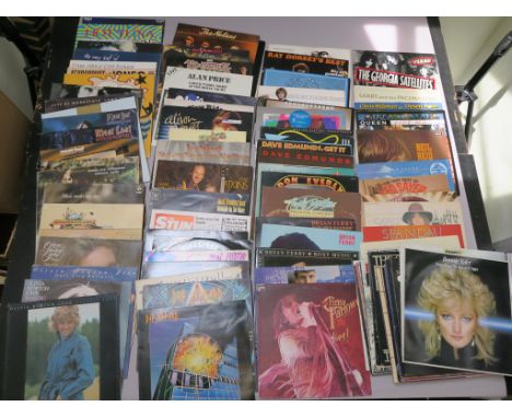 Approx 90 Rock Pop LP records mainly from 70s &amp; 80s including Hot Tuna, Madonna, Meatloaf, Graham Nash, Crosby, Olivia Ne