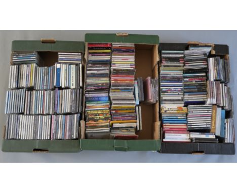 Collection of approx 300 CDs includes many promotional CDs all from a radio broadcaster includes a Dionne Warwick signed CD, 