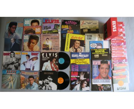 47 Elvis Presley LP vinyl records in excellent condition (some sealed) On Stage RCA Victor SF8128, US Male CDS 1150, Rare Elv