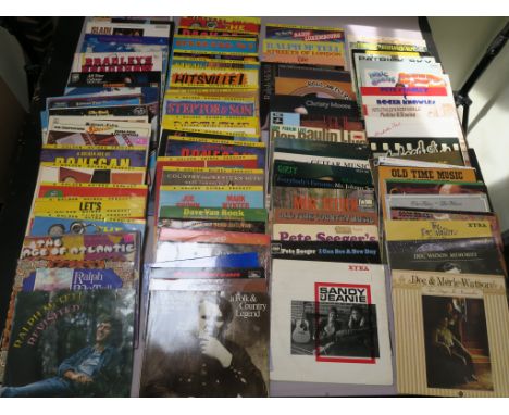 Compilation LP records including Age of Atlantic, Incense and Oldies, Radio Luxembourg, Golden Guineau label, Joe Brown, Ralp