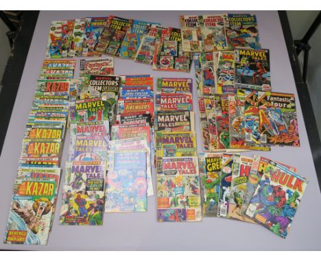 Collection of comics including Marvel Fantastic 4 annual number 3,4,5,6 and 8. Marvel Tales numbers 2,4,5 and 7. Marvel Colle