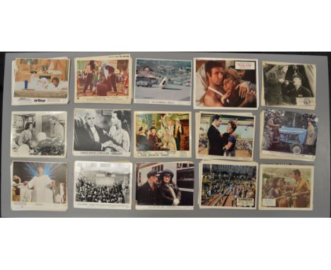 A collection of approx 120 8x10 inch lobby cards (full, part sets and singles) titles include Arthur, Blue Murder at St Trini