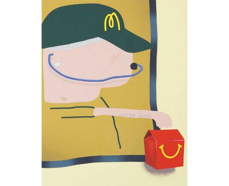 Oli Epp (British 1994-), 'Carpe Diem', 2018, screen print in colours on 410gsm Somerset Satin paper, signed and numbered from