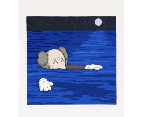 Kaws (American 1974-), 'Tide', 2023, silkscreen in colours on Coventry Rad paper, signed, dated, and numbered from an edition