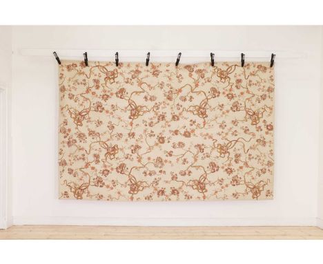 An Aubusson rug, of recent manufacture, woven with scrolling blossoming branches, 276 x 182cmCondition ReportOne or two very 