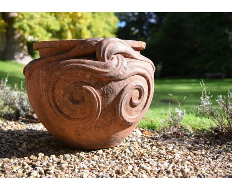 AN ARTS AND CRAFTS COBRA OR SNAKE JARDINIEREBY COMPTON POTTERS ART GUILDEARLY 20TH CENTURYThe ovoid planter with entwined ser