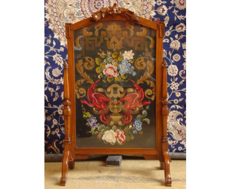 A 19th Century tapestry firescreen.
63 x 106cm. 