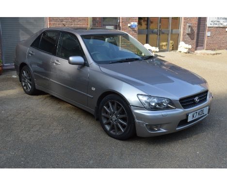 A Lexus IS300 four door saloon, with private plate, 91,000 miles, MOT until November, no tax, V5 document included. (please a