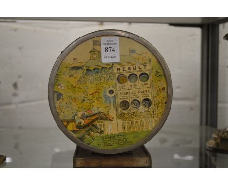 Gambetto, an unusual Chad Valley gaming toy.