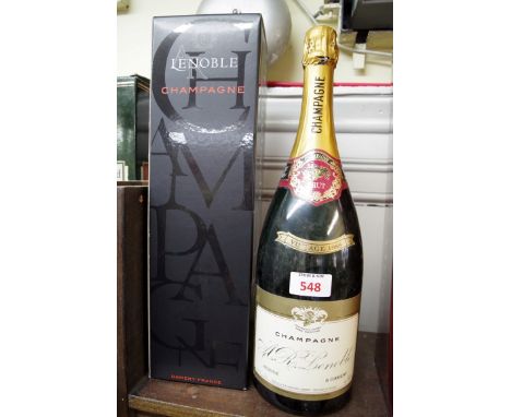 A 150cl magnum bottle of Lenoble Brut Reserve 1988 vintage Champagne, in oc.