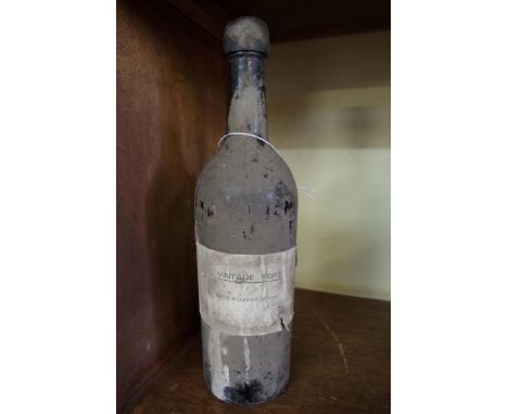 A bottle of Smith Woodhouse 1966 vintage port.  Condition Report: Provenance: From the estate of the late actor Geoff Hughes.
