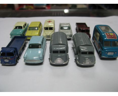 A Small Quantity of Original Matchbox 1:75's, regular wheels, including No. 22 Vauxhall Cresta, grey/pink, all playworn.
