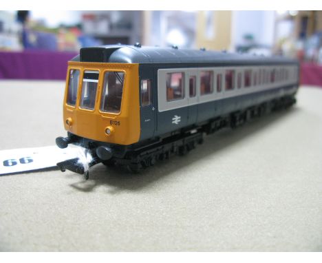 A Hornby "OO"Gauge BR Class 121 Driving Motor Brake Car DMU, R/No W55026, BR blue and grey livery.