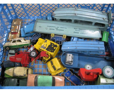 A Quantity of 1950's and Later Diecast Model Vehicles, by Dinky, Matchbox, Corgi, all playworn.