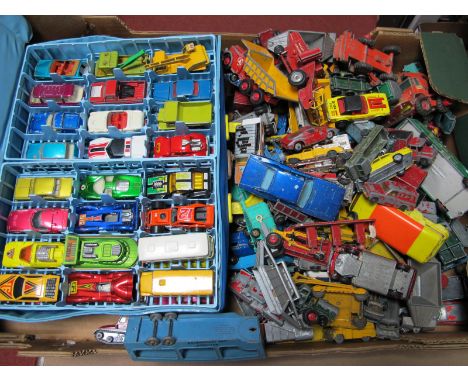 A Quantity of Diecast Model Vehicles, by Matchbox or similar, including Matchbox Superfast Collectors carrying case, (48 vehi