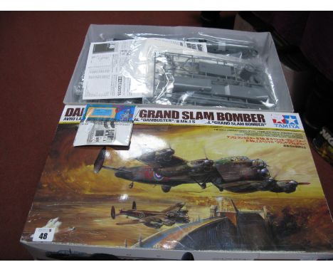 Tamiya 1:48th Scale #61111*7600 Plastic Model Kit Avro Lancaster B MK.111 Special "Dambuster" Grand Slam Bomber, appears comp