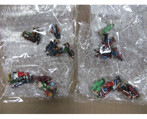 Over Twenty "O"Gauge White Metal Modern Figures, in the style of Hornby.