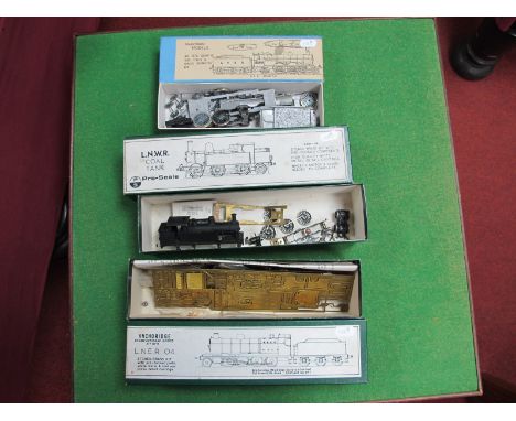 Three ''OO'' Gauge/4mm White Metal and Brass Part Completed Steam Locomotive Boxed Kits: McGowan 4-4-2 plus tender, Anchoridg