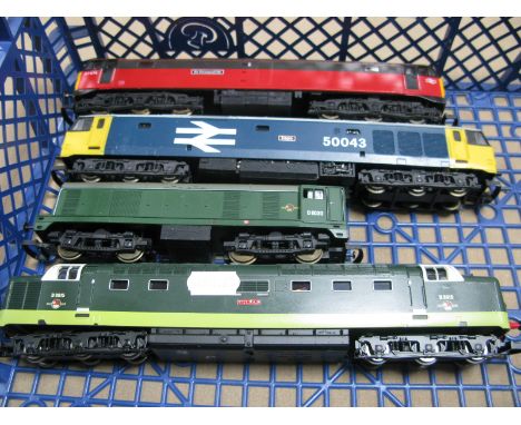 Three Lima "OO" Gauge/4mm Diesel Unboxed Locomotives, Class 47 Co-Co "Sir Rowland Hill" R/No. 47474, a Class 50 Co-Co BR blue