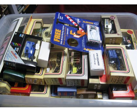 In Excess of Forty Diecast Model Vehicles, by Lledo and similar, boxed.