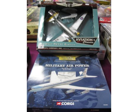 Two Diecast Model Military Aircraft, to include Corgi 'The Aviation Archive' #AA32901 Boeing VC-137C "Air Force One", ERTL #2