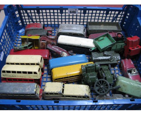 A Quantity of Original Dinky Diecast Toys, all playworn and or repainted.