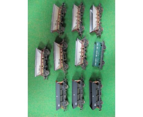 Ten Hornby "OO"Gauge/4mm Items of Unboxed Hoppers; three H.B.A No's 368301/2/3, three H.A.A No's 355761/2/3, three H.E.A No's