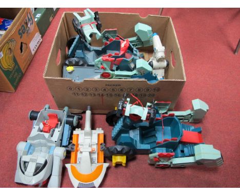 A Quantity of Mid 1980's Thundercats Plastic Model Vehicles, Accessories, by LJN Toys Ltd, including Fist Pounder, playworn.