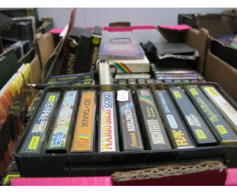 In Excess of Seventy Five ZX Spectrum Software and Games, (all cassette format) including Ocean Spectrum + Mario Bros, Horace