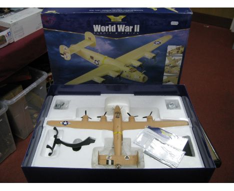 Corgi 'The Aviation Archive' #AA34003 1:72nd Scale Diecast Model Consolidated B-24D Liberator 'Strawberry Bitch', 376th BG, B