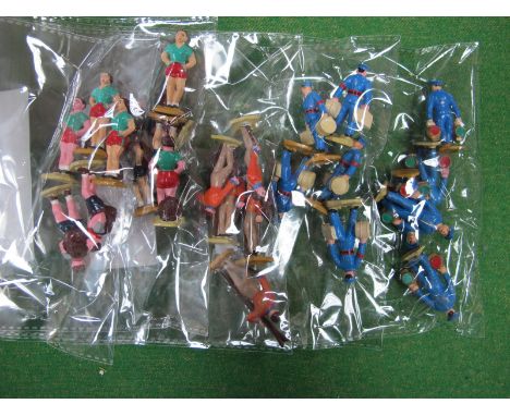 Approximately Twenty Five French Hornby Post War Plastic Station Figures.