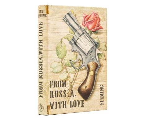 Fleming (Ian) From Russia, With Love, first edition,&nbsp;original boards&nbsp;with&nbsp;gun-and-rose design to upper cover i
