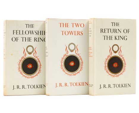 Tolkien (J.R.R.) The Lord of the Rings, 3 vol., comprising The Fellowship of the Ring, third impression, jacket with some spo