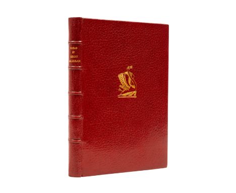 Gregynog Press.- Vaughan (Henry) Poems,, one of c.30 specially-bound copies (this one for J.R.Abbey), from an edition limited