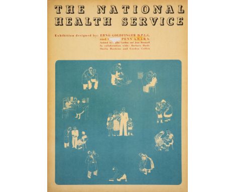 Goldfinger (Erno) and Colin Penn. The National Health Service, 20 sheets, 500 x 360mm., colour, small holes at corners, some 