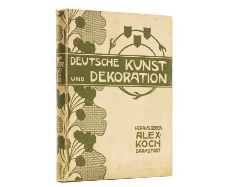 Bruckmann (H.) & J.Meier-Graefe, editors. Dekorative Kunst: Illustrierte Zeitschrift für Angewandte Kunst, vol.20, 22-23 & 28