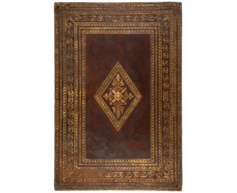 Piranesi (Francesco) Studio of. Three neo-classical style elephant folio binding covers, including one pair of upper and lowe