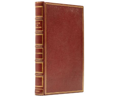 [Dodgson (Rev. Charles Lutwidge)] "Lewis Carroll". Alice's Adventures in Wonderland, second (first published) edition, second