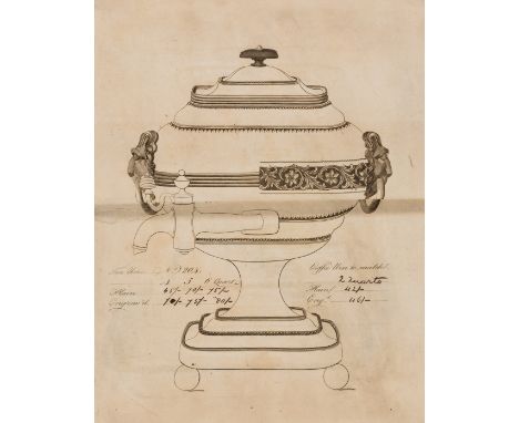 Trade Catalogue.- D & S. [Catalogue of teapots etc.], 37 engraved plates, 2 double-page, all with prices in manuscript, with 