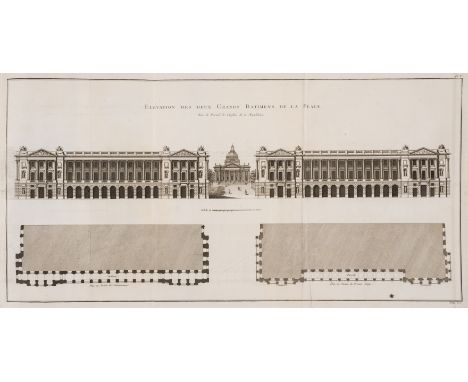 Patte (Pierre) Monumens Érigés en France a la Gloire de Louis XV, first edition, engraved title-vignette and head-pieces, woo