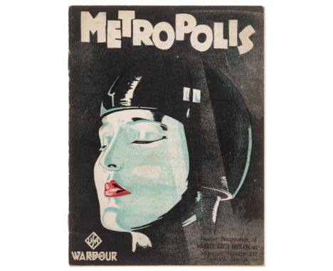 Harbou (Thea von).- Metropolis. Premier Presentation at Marble Arch Pavilion, W.1. Monday, March 21st. Special Season, souven