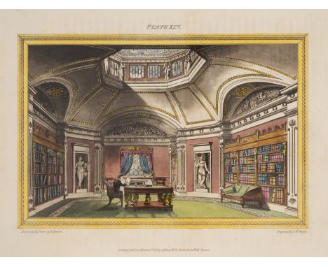 Brown (Richard) The Rudiments of Drawing Cabinet and Upholstery Furniture, first edition, 25 engraved plates, most with aquat