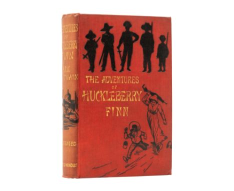 [Clemens (Samuel Langhorne)], "Mark Twain". The Adventures of Huckleberry Finn, first edition, first issue with advertisement