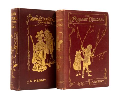 Nesbit (E.) The Railway Children, frontispiece, pictorial title and 19 plates by Brock, 10pp. advertisements, light spotting 