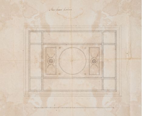 Drawings &amp; Prints.- Johnson (Thomas) Collection of 29 original architectural drawings and manuscript cost lists for John 