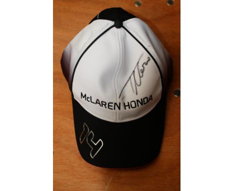 2016 F1 Team McLaren Honda cap featuring their driver former F1 World Champion Fernando Alonso who carries #14 on his car. Th