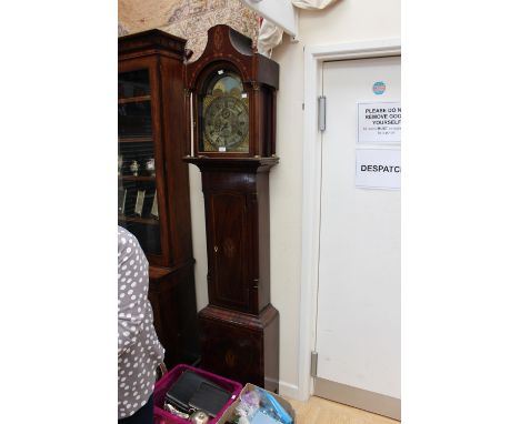 A Charles Gretton eight day longcase clock, the 12 inch dial inscribed 'Cha Gretton, London', circa 1700, fitted in a George 