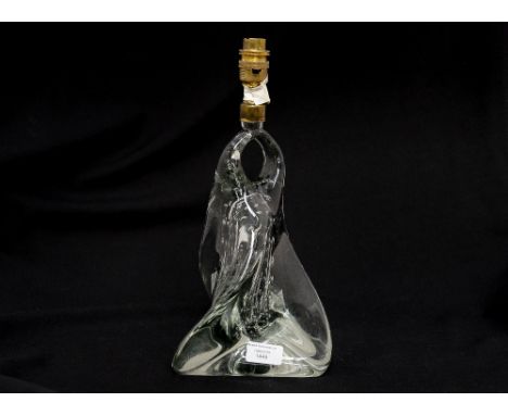 An art glass lamp base