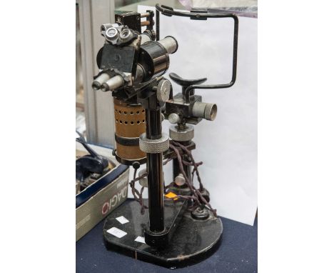 Mid 20th Century, German, Zeiss Optical Slit lamp
