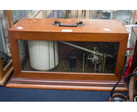 A C.F Casella and Co Ltd, London S.W event recorder, cased 